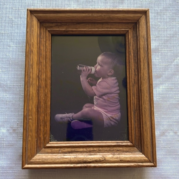 VINTAGE WOOD PORTRAIT - Picture 3 of 5